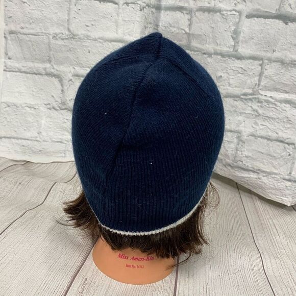 Jiffy Lube winter hat/beanie navy blue & white one size - Picture 3 of 4